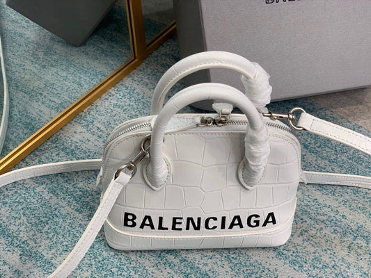 BLN-Ciaga Ville Mini Handbag In White, For Women,  Bags 4.7in/12cm