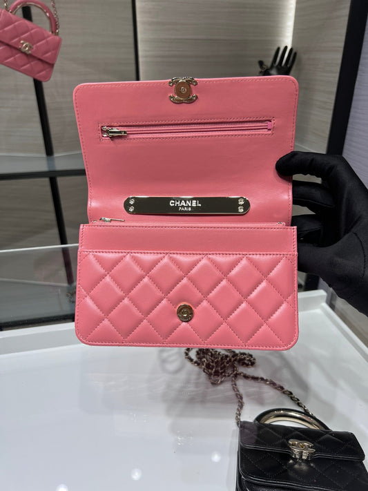 CHL - WOC 19 Chain Wallet Bag Gold Hardware PiNike For Women Handbags, Shoulder Bags 7.5in/19cm