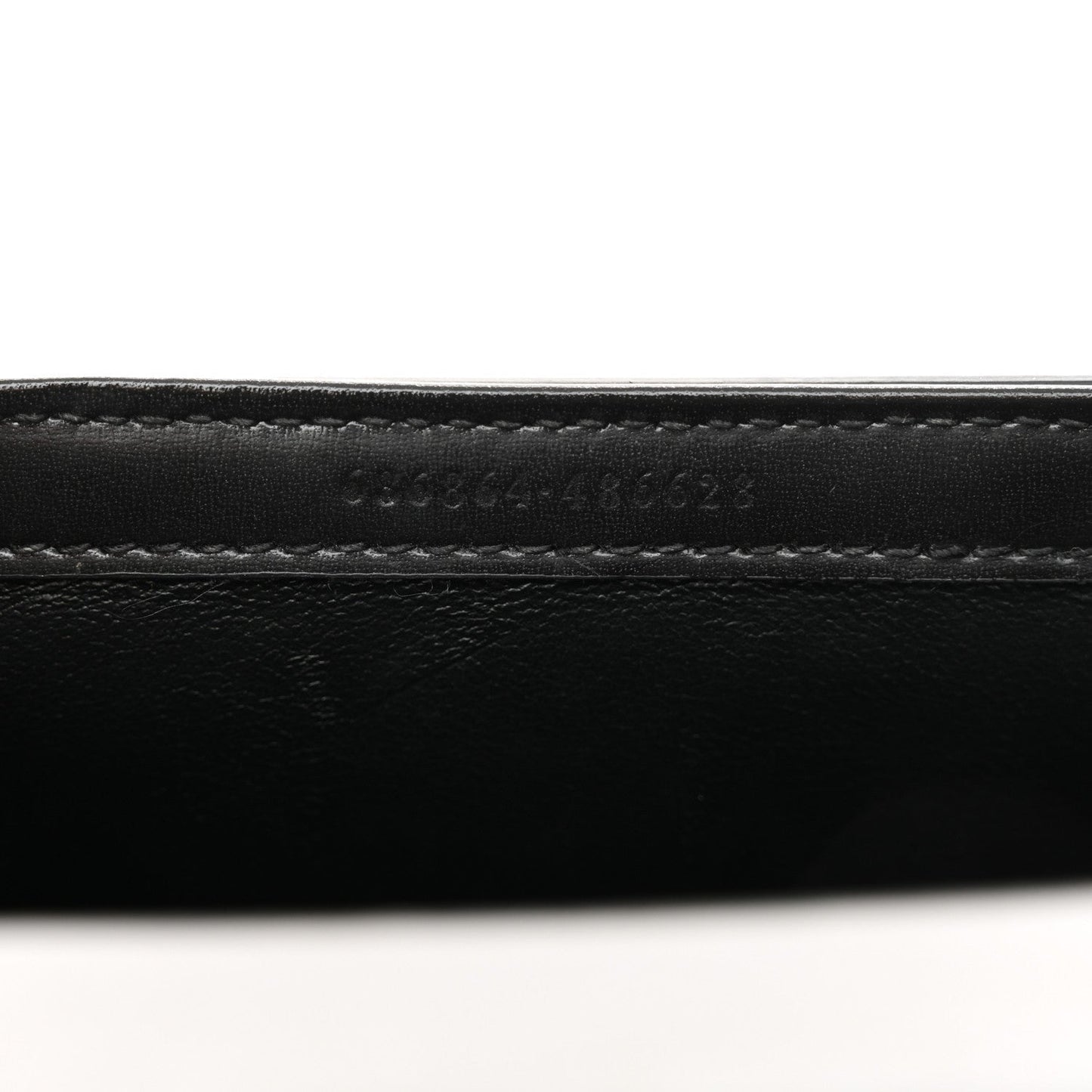 Amelia Boarded Dyana Lux Calfskin Web Monochrome Mini Bamboo 1947 Top Handle Bag Black