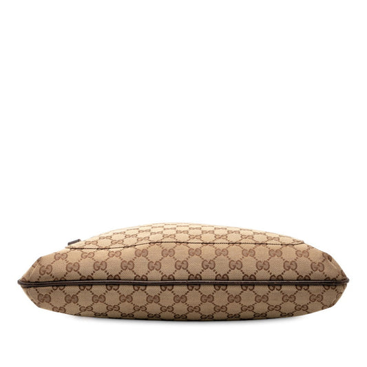 Gucci GG Canvas Shoulder Bag Canvas Leather