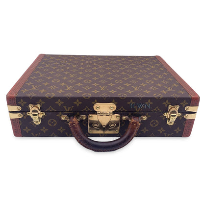 LOUIS VUITTON   Monogram President Hard Case Briefcase Bag