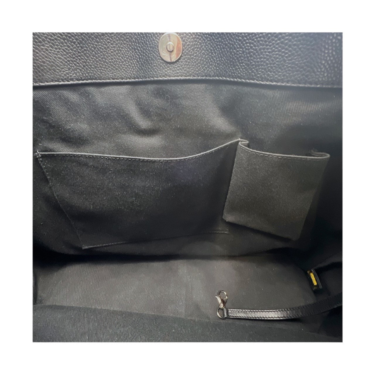 Chanel bag Black Quilted Caviar Timeless Soft Shopper Tote