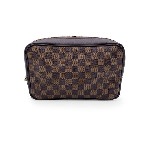 LOUIS VUITTON   Damier Ebene Trousse Toilette Cosmetic Bag