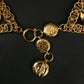 Ceinture en métal doré Chanel