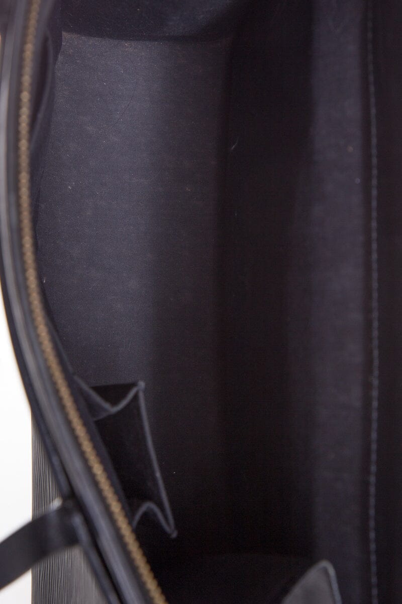 Louis Vuitton   Black Epi Leather Riviera Handbag