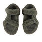 Fendi Green Shearling Sandals