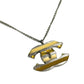 Chanel CC Resin Striped Pendant Necklace
