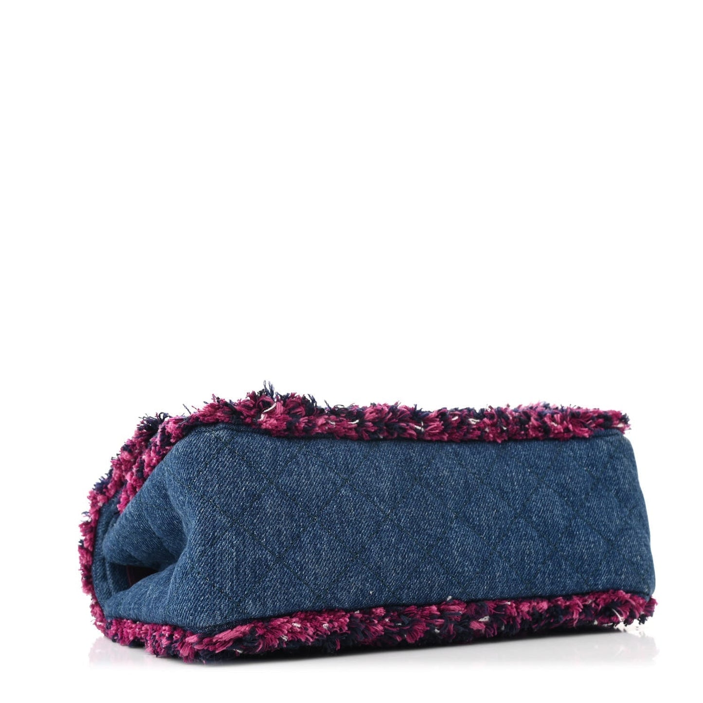 Amelia Denim Tweed 2.55 Reissue 225 Flap Blue Dark Pink