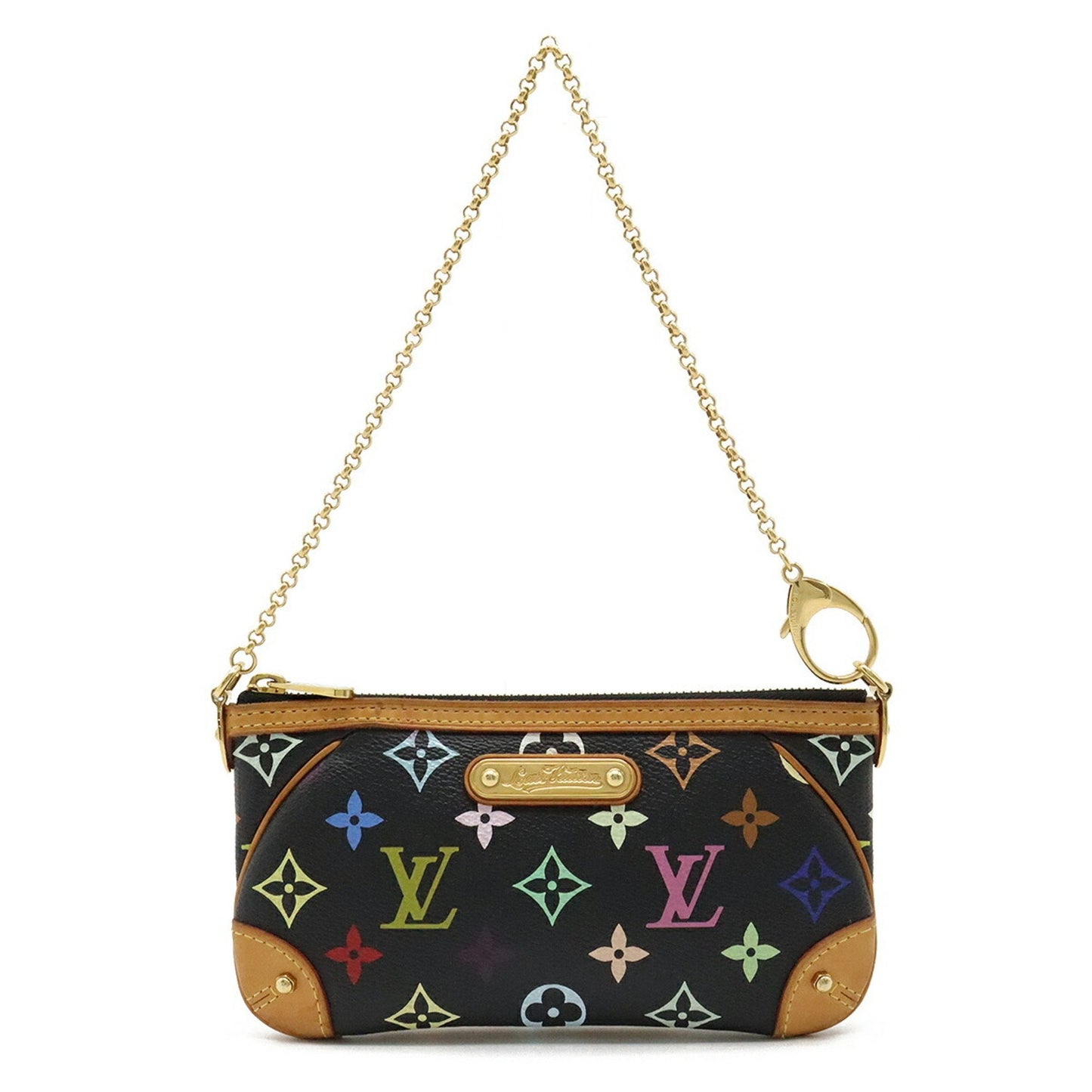 Louis Vuitton Milla  Canvas Clutch Bag
