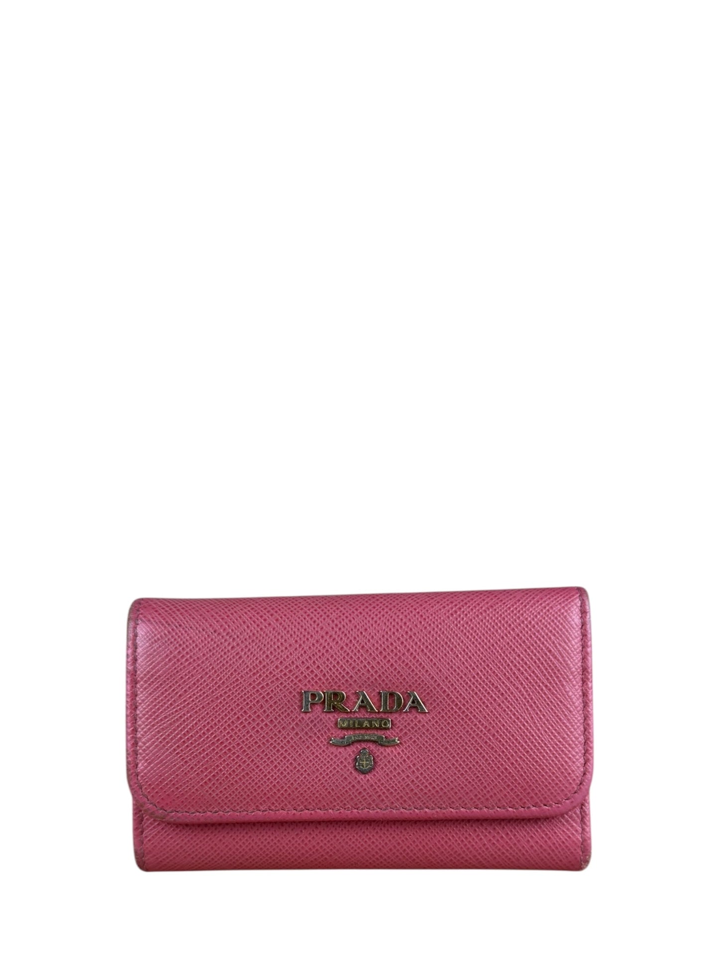 Prada   Pink Compact Key Holder