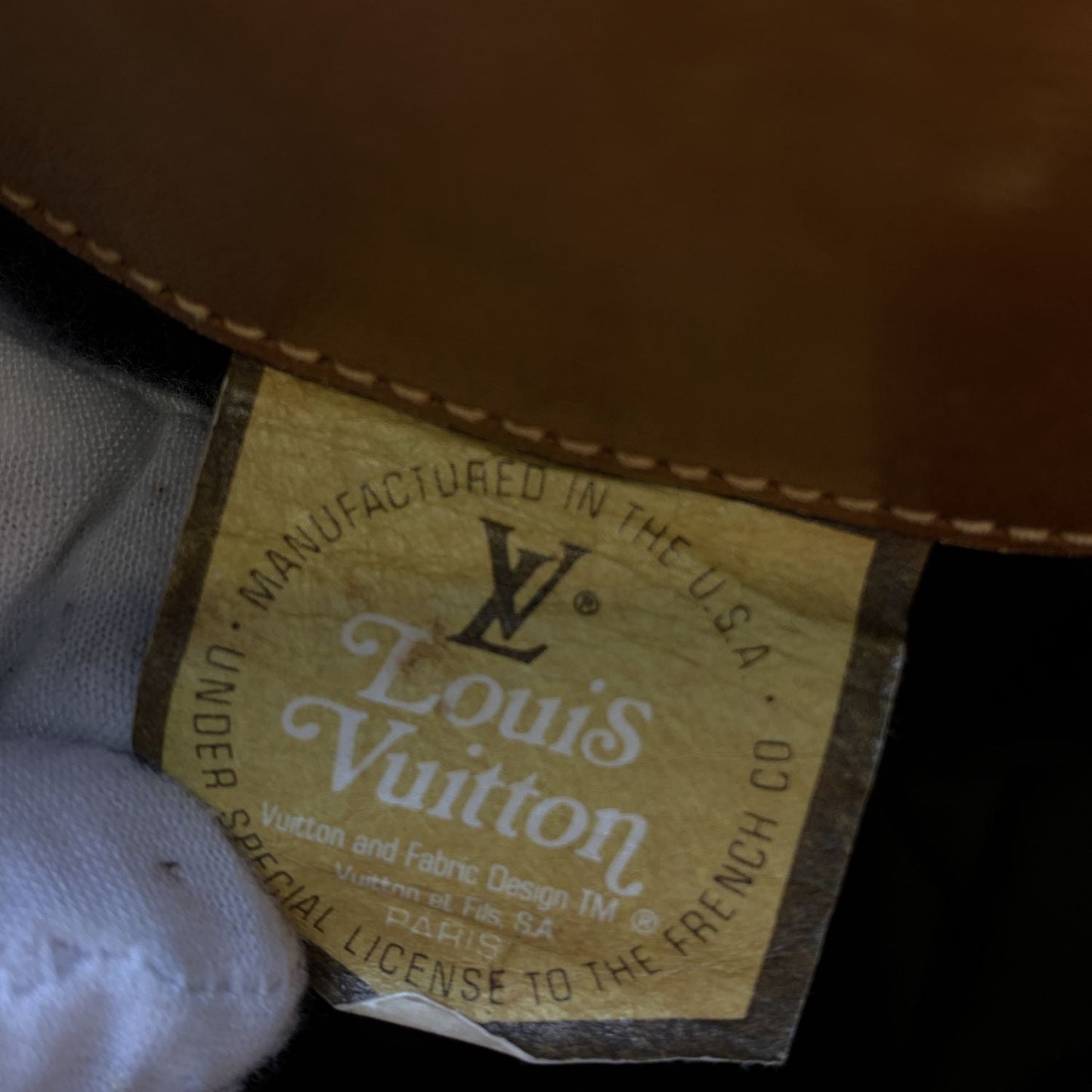 LOUIS VUITTON   French Co. Made In Usa Monogram Large Bucket Bag