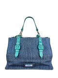 Prada Denim Etiquette 2Way Tote Bag