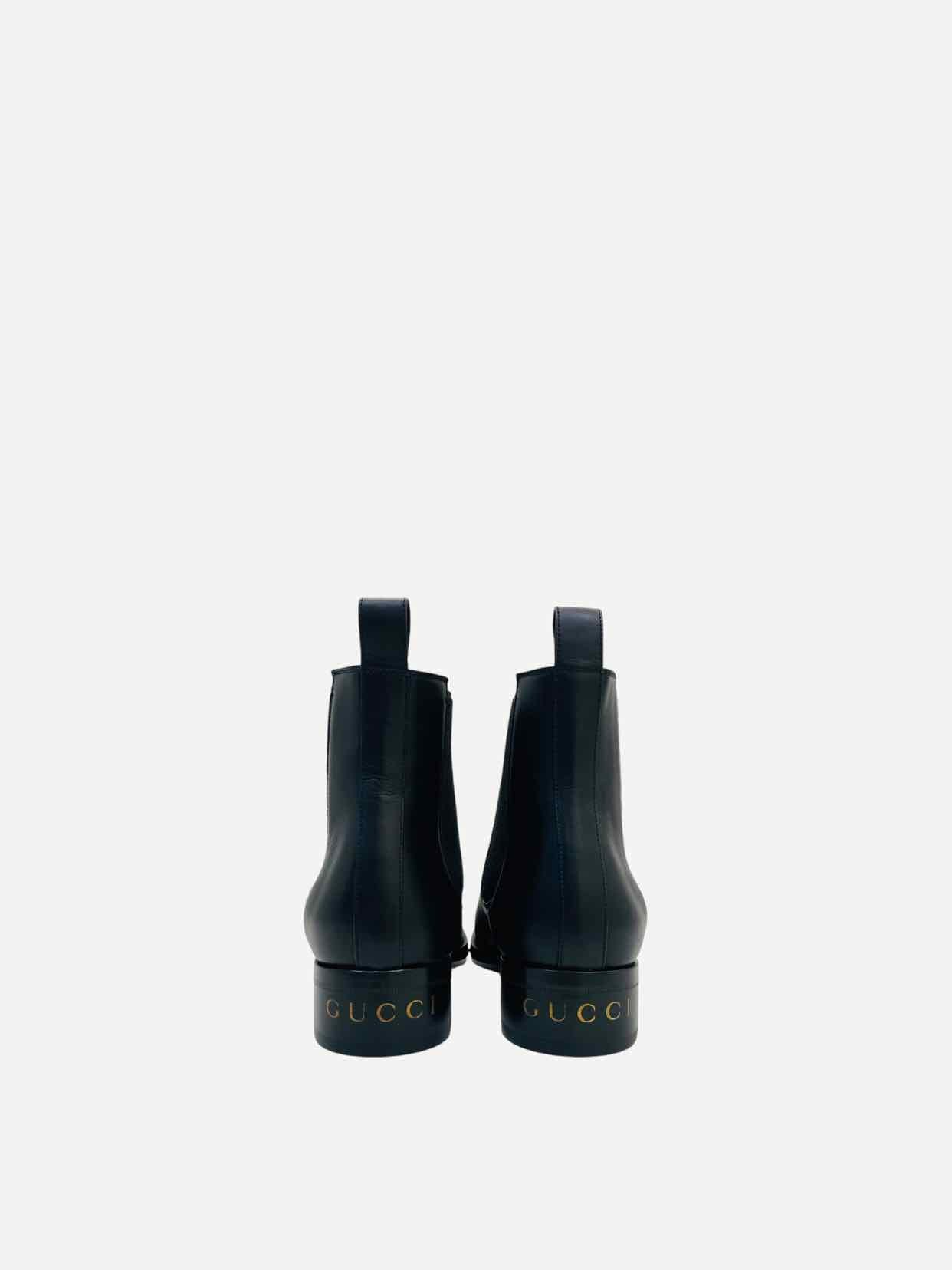 GUCCI Zowie Chelsea Black Size EU 43 Ankle Boots
