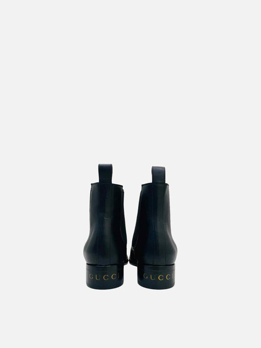GUCCI Zowie Chelsea Black Size EU 43 Ankle Boots