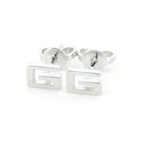Gucci G Motif K18WG Earrings