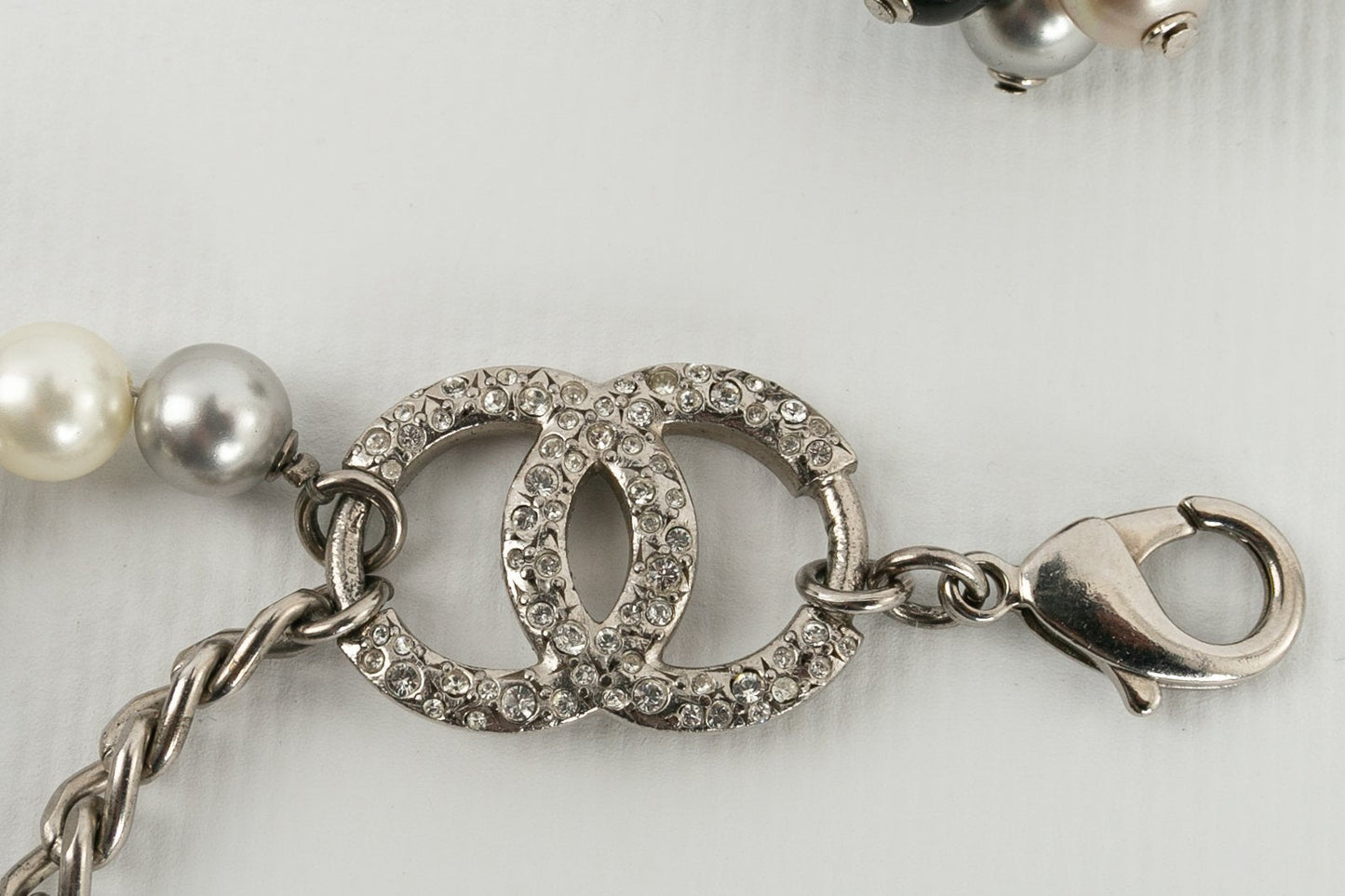 Ceinture argentée Chanel Printemps 2004
