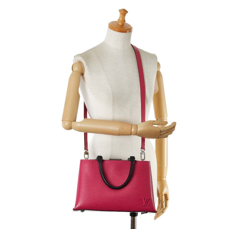 Louis Vuitton Epi Cleveland PM Handbag 2w M51347 Pink Black Leather  Louis Vuitton