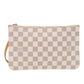 Louis Vuitton Neverfull Mm  Canvas Clutch Bag