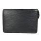 Louis Vuitton Sellier Drangonne  Leather Clutch Bag