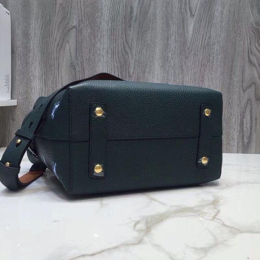 B-Berry - BB  The Small Equestrian Knight Top Handle Belt Bag Green For Women, Bags 14in/36cm