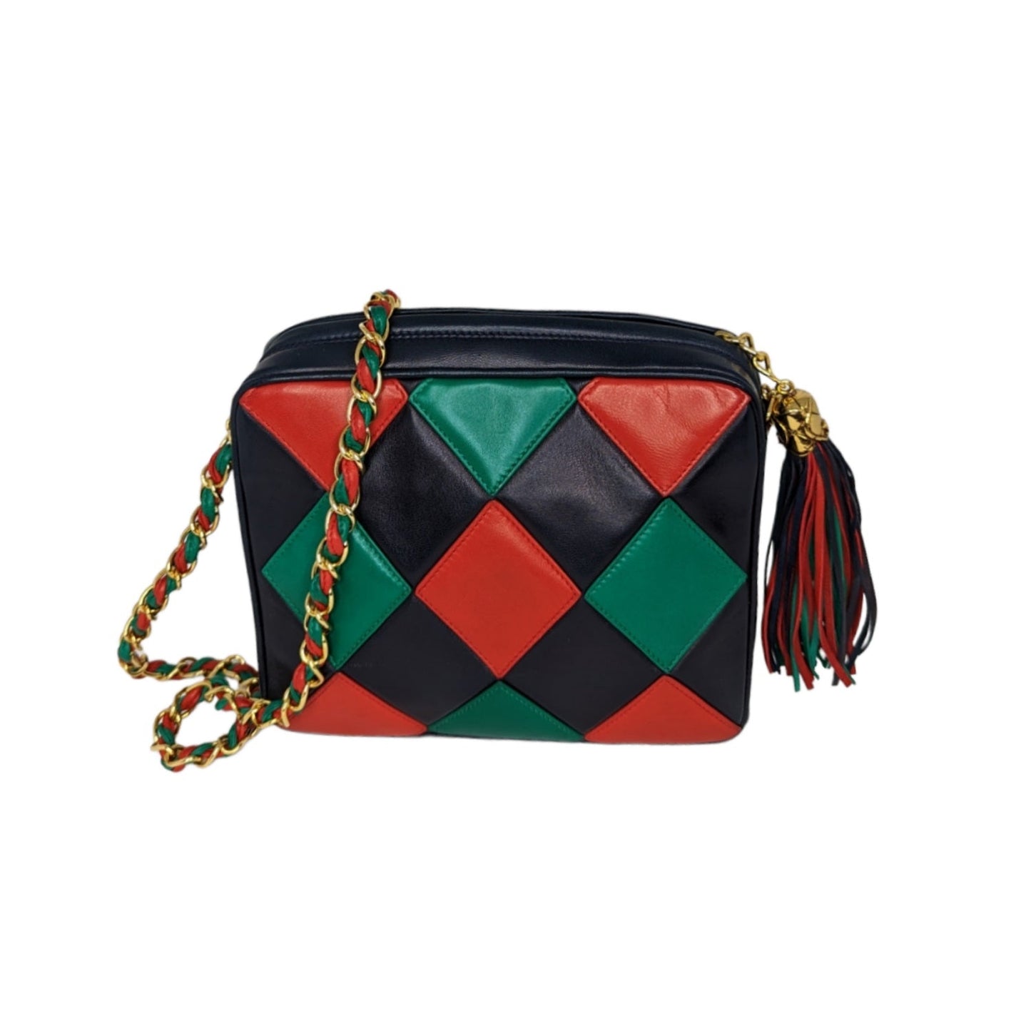 Chanel bag   Harlequin Tassel Camera Shoulder Bag
