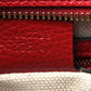 Amelia Dollar Calfskin Medium Soho Top Handle Satchel Hibiscus Red