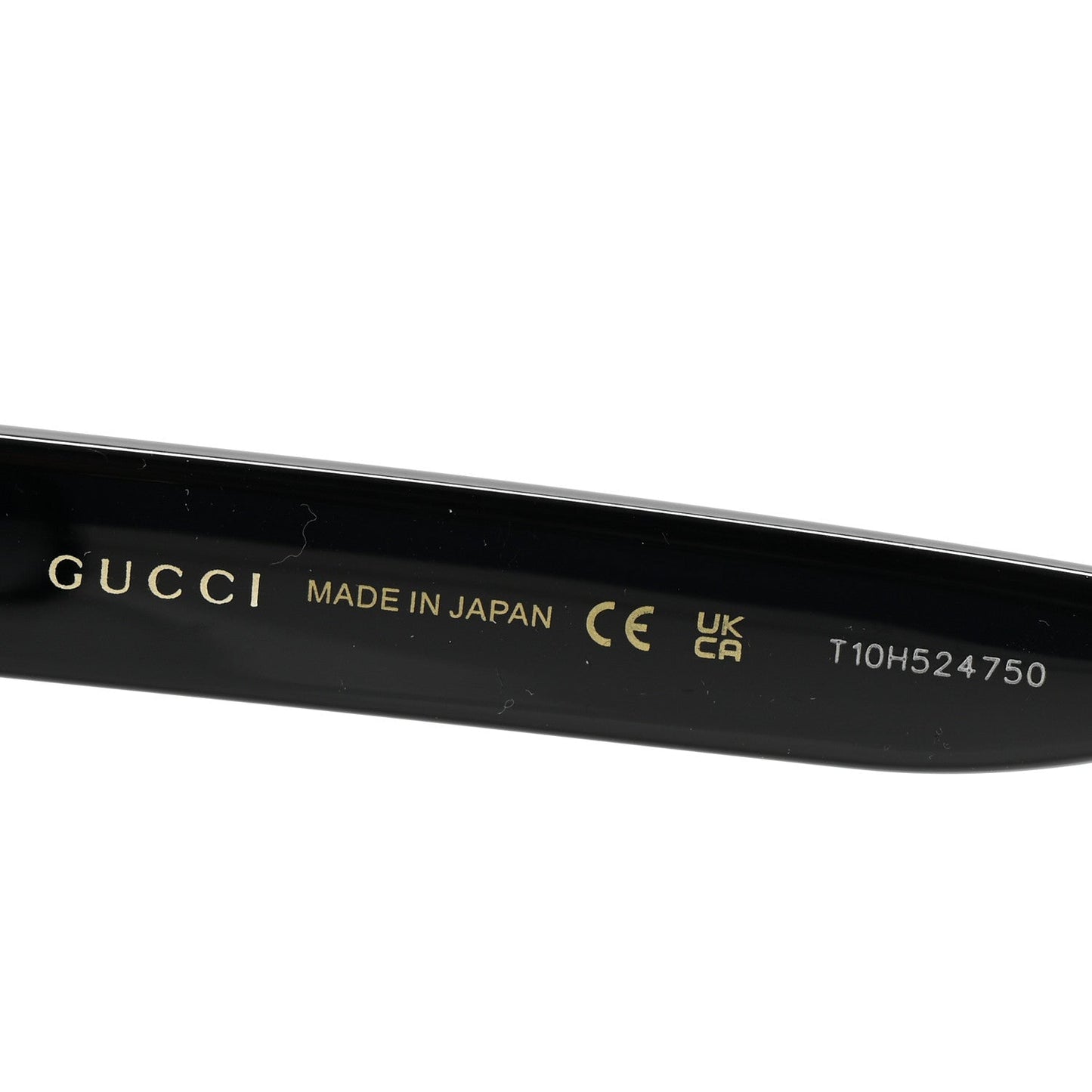 Amelia Acetate Round Sunglasses GG0035SN Black