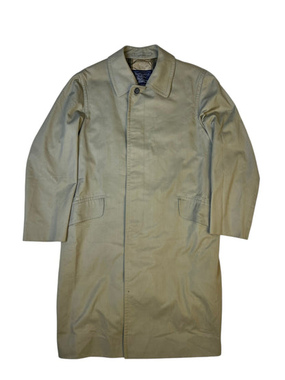 Burberry   Khaki Plaid Lined Coat