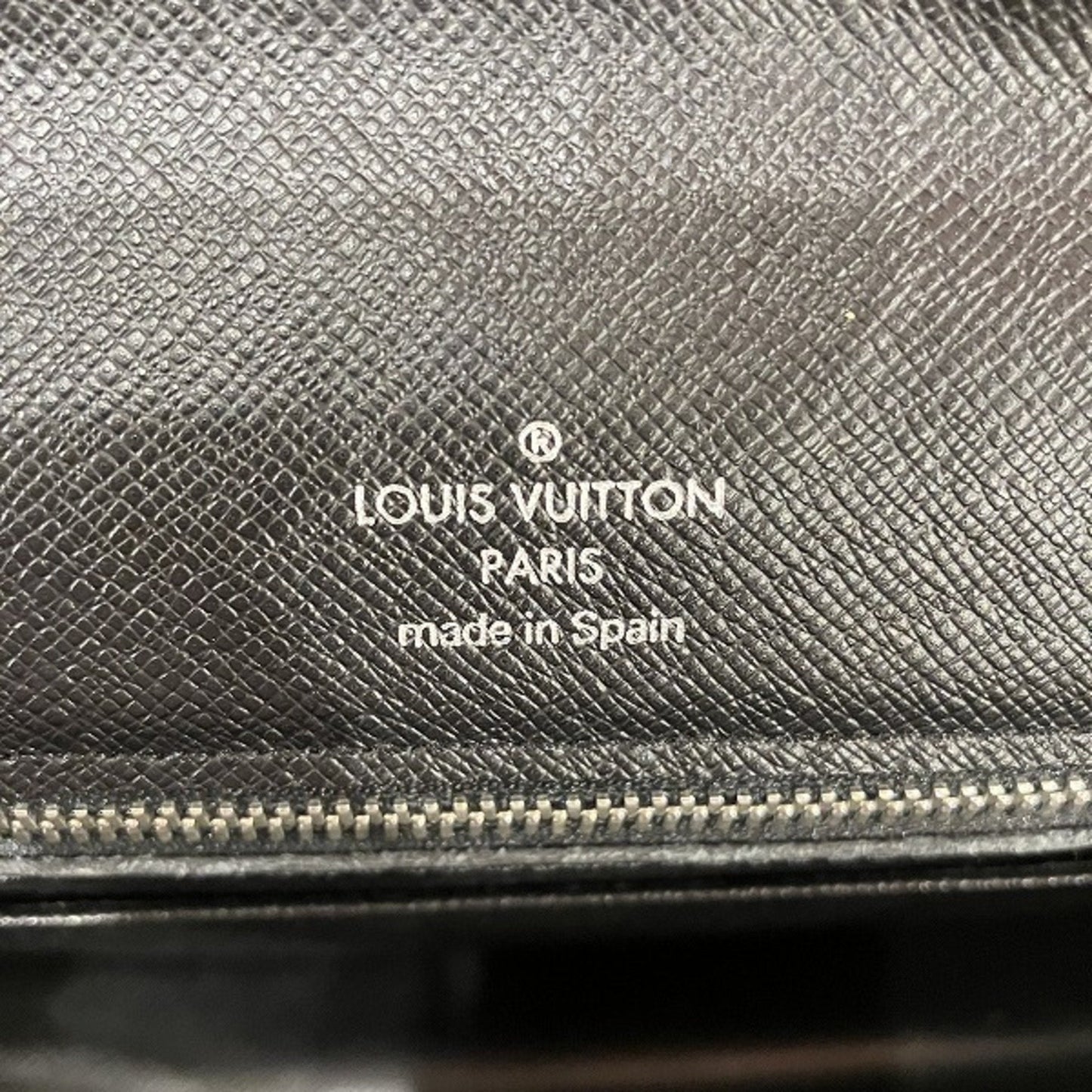 Louis Vuitton Selenga  Leather Clutch Bag