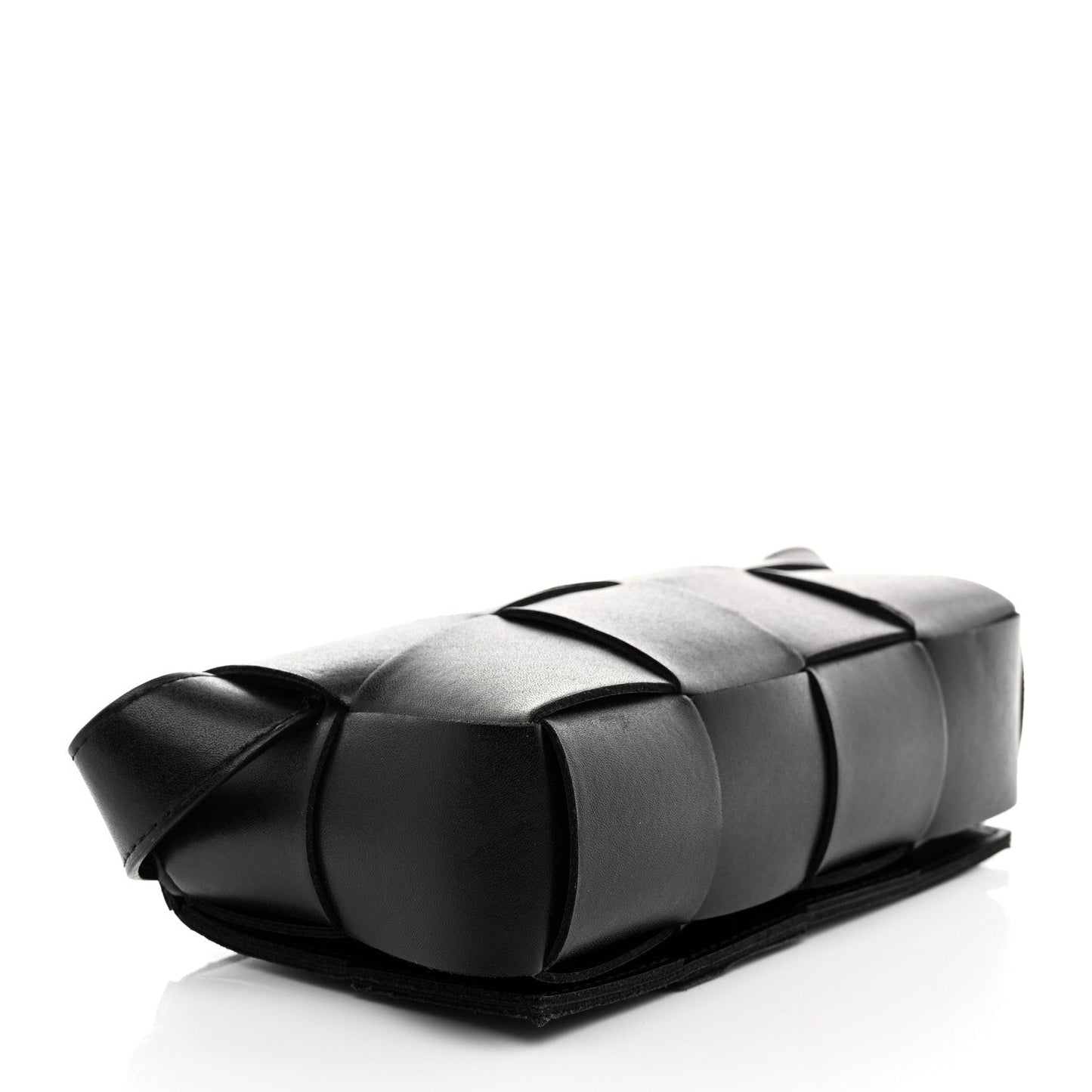 Bottega Veneta Nappa Maxi Intreccio The Belt Cassette Bag Black