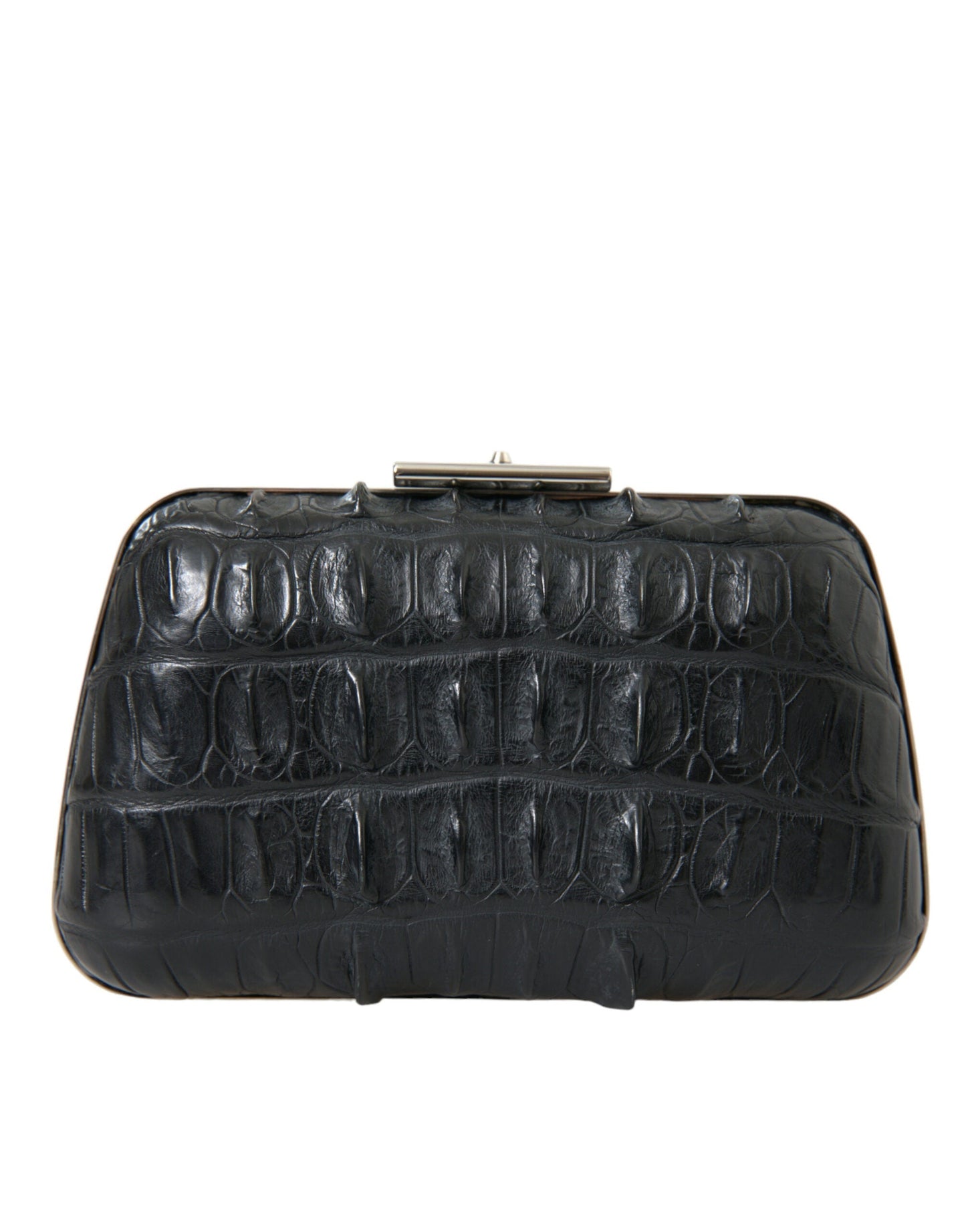 Blnciaga Elegant Crocodile Leather Evening Women's Clutch
