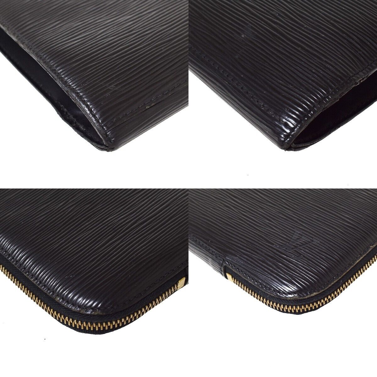 Louis Vuitton Pochette Jour Gm  Leather Clutch Bag