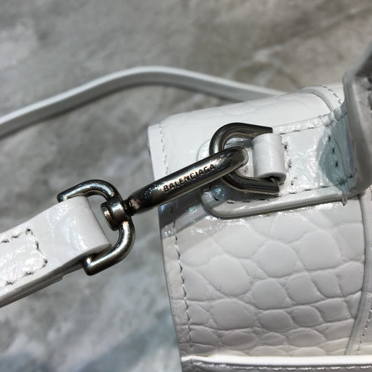 BLN-Ciaga Hourglass Small Handbag In White, For Women,  Bags 9in/23Amelia5935461LR6Y9016