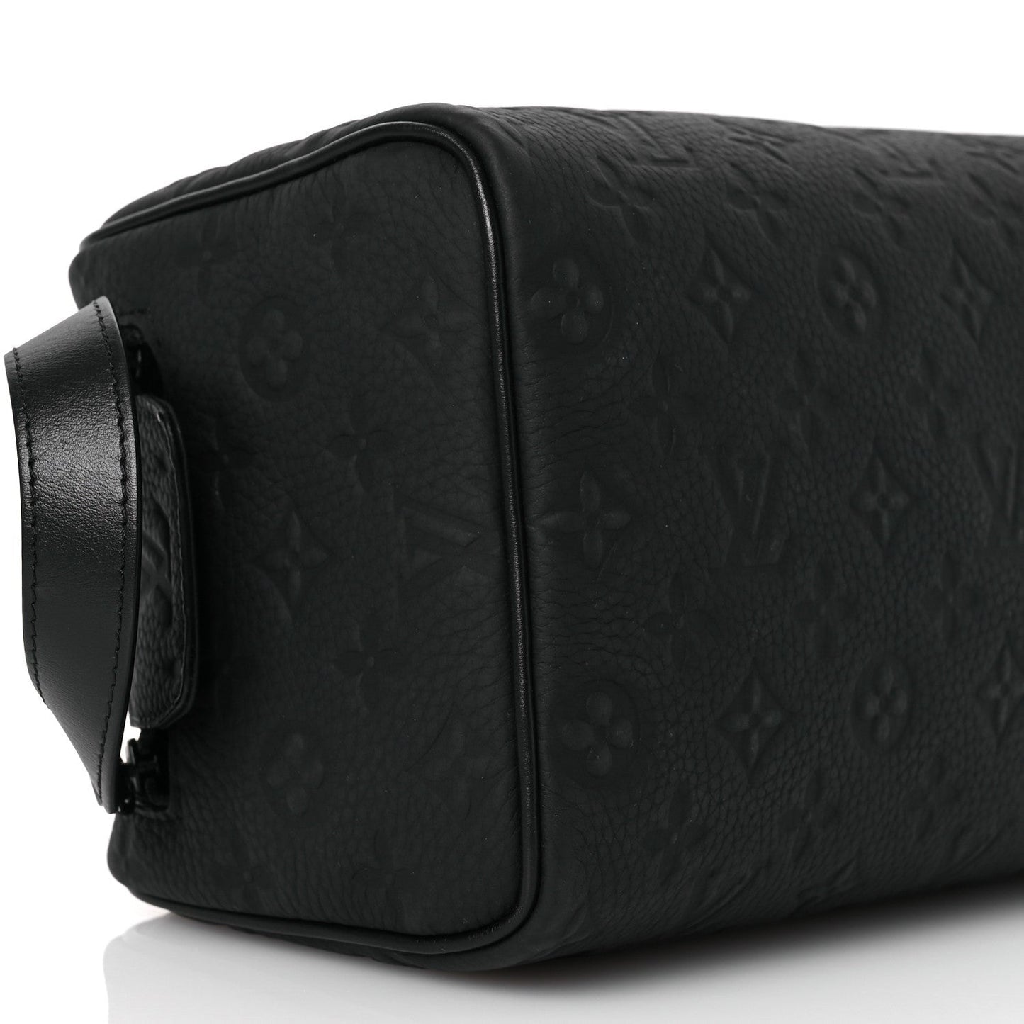 Louis Vuitton Taurillon Monogram Dopp Kit Toilet Pouch Black