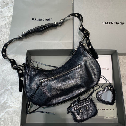 BLN-Ciaga Le Cagole XS Shoulder Bag In Black, For Women,  Bags 13in/33cm