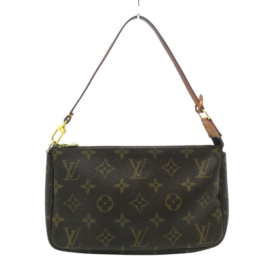 Louis Vuitton Pochette Accessoire  Canvas Clutch Bag