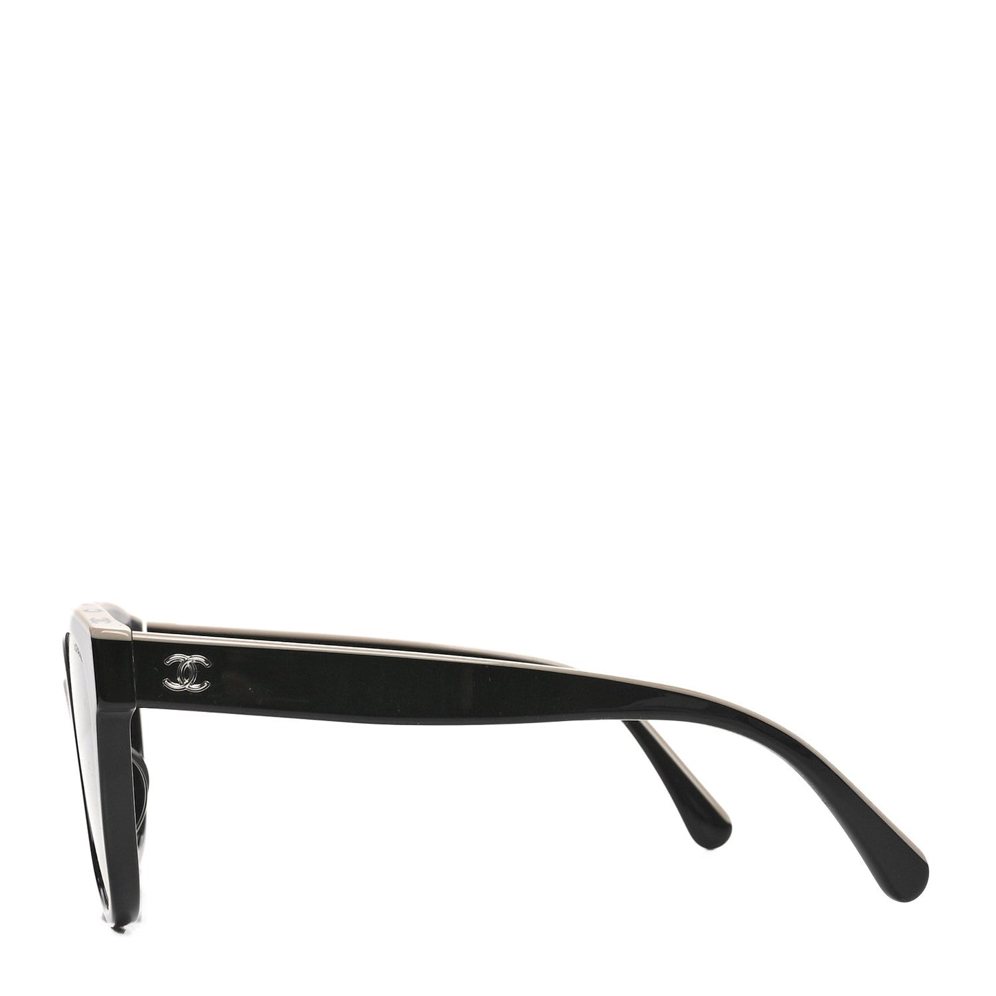 Amelia Acetate CC Butterfly Sunglasses 5414-A Black Beige