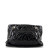 CHANEL Timeless CC Shopping Tote Quilted Patent Medium