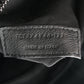 Saint Laurent Calfskin Y Quilted Monogram Monochrome Medium Loulou Chain Satchel Black