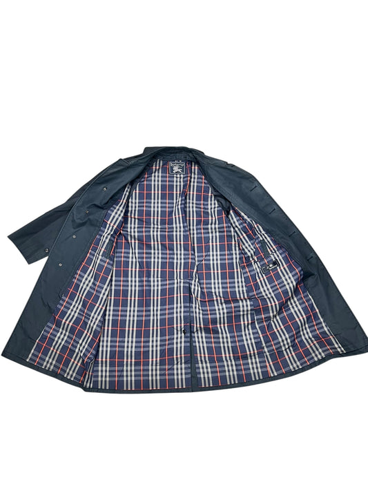 Burberry   Dark Navy Mid-Length Trench Coat