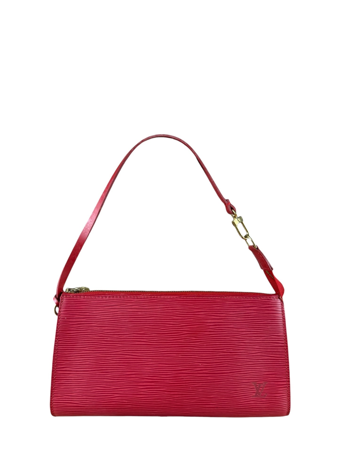 Louis Vuitton Red Epi Leather Pochette