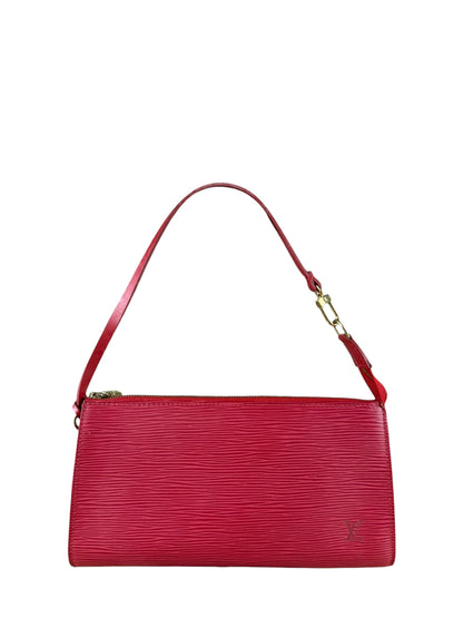 Louis Vuitton Red Epi Leather Pochette