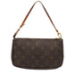 Louis Vuitton Pochette Accessoire  Canvas Clutch Bag
