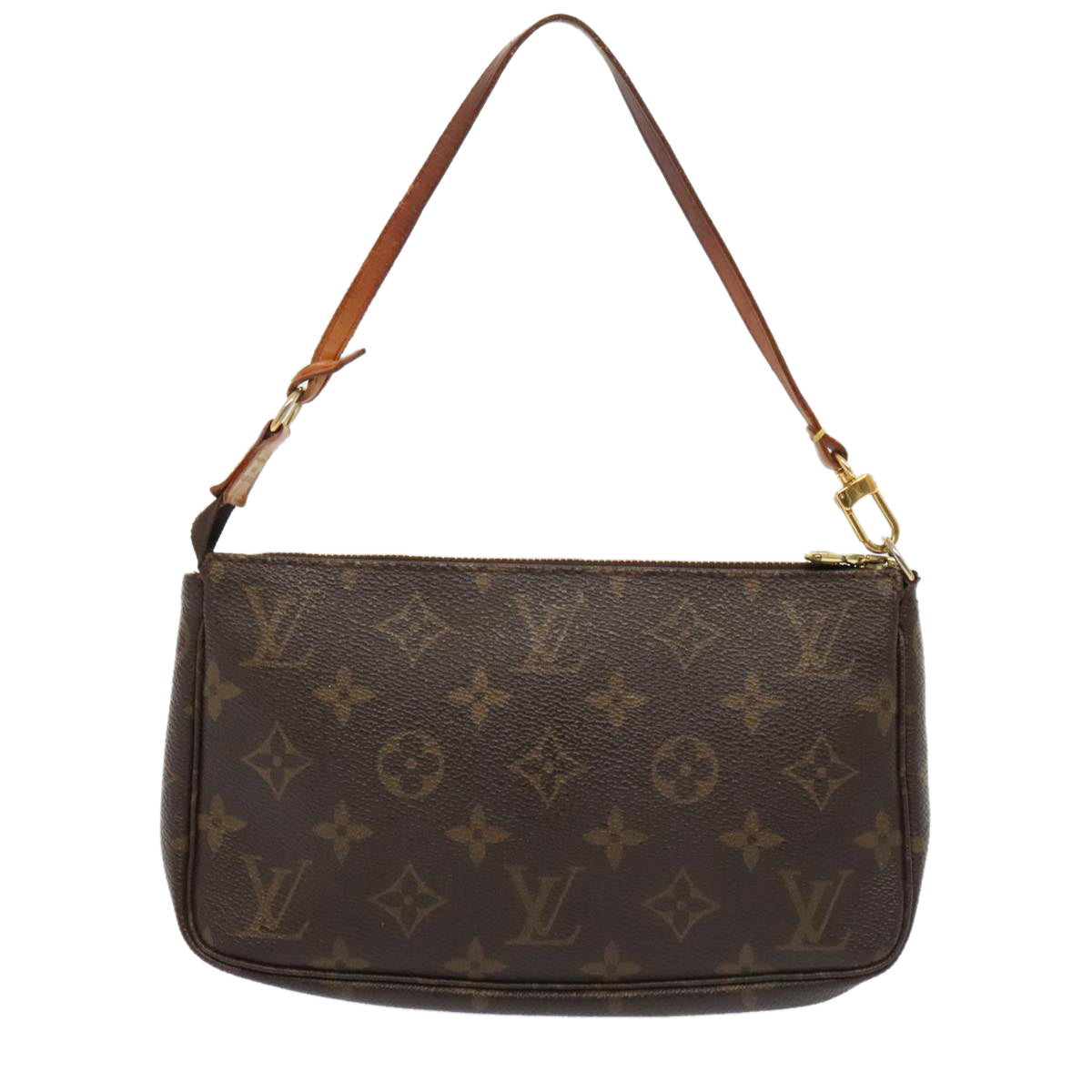 Louis Vuitton Pochette Accessoire  Canvas Clutch Bag