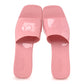 Amelia Rubber Logo Womens Platform 20/60mm Slide Sandals 39 Wild Rose