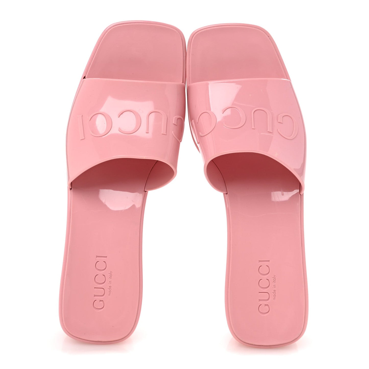 Amelia Rubber Logo Womens Platform 20/60mm Slide Sandals 39 Wild Rose