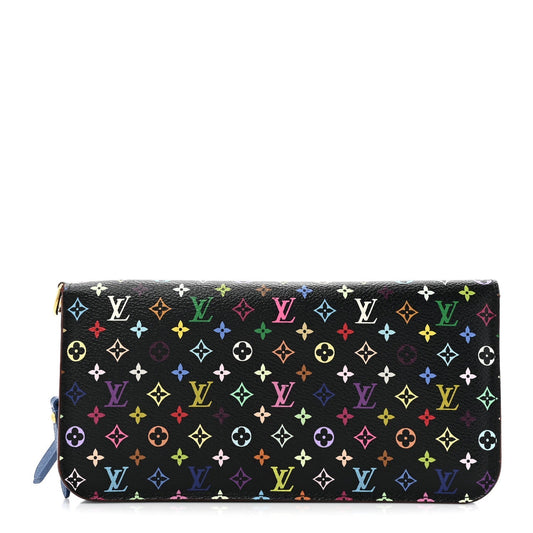 Louis Vuitton Monogram Multicolor Insolite Wallet Black Bleuet