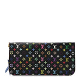 Louis Vuitton Monogram Multicolor Insolite Wallet Black Bleuet