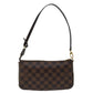 Louis Vuitton Pochette Accessoire  Canvas Clutch Bag