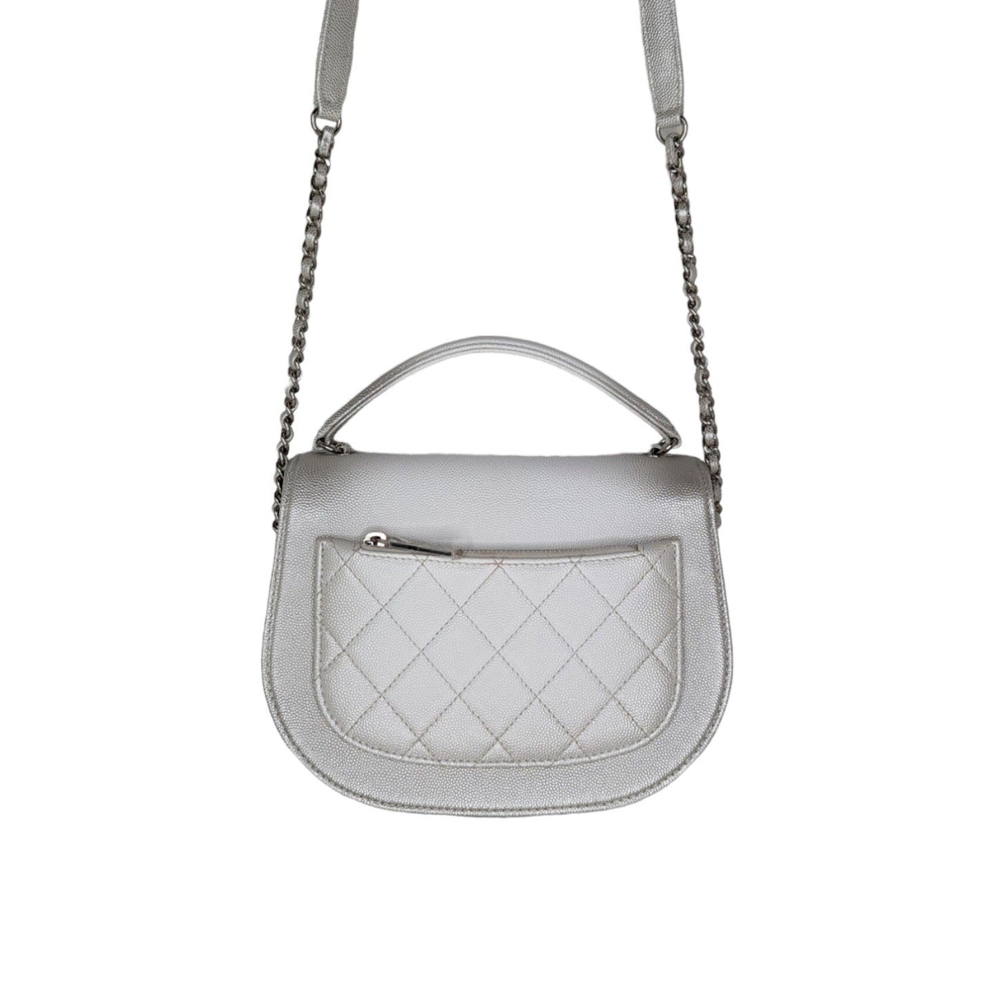 Chanel Calfskin Quilted Small Coco Curve Messenger Flap